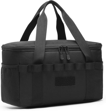 Tactical Camping Storage Bag 14L Tactical Utility Tote Bag Camping Cookware Organizer Trunk Organizer