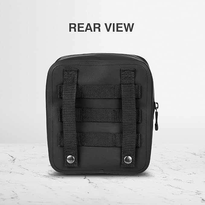 Large Waterproof Submersible Tactical MOLLE Pouch for Hiking, Boating, Tools and Gear. Durable Thermoplastic Design is Compatible with Backpacks, Tactical Belts, Waist Bags and More