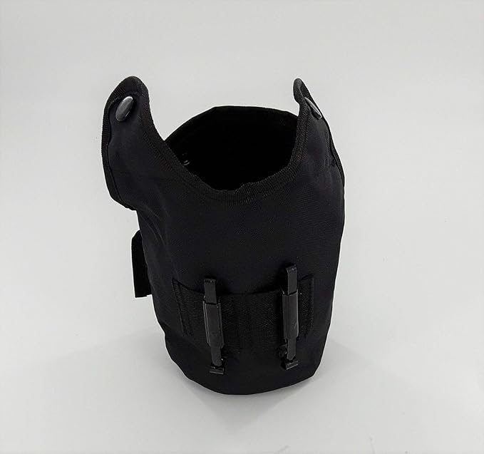 1Qt. Military Field Canteen with Pile Lined Case Holder for Camping, Hiking, Trekking, School