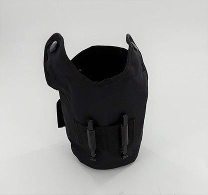 1Qt. Military Field Canteen with Pile Lined Case Holder for Camping, Hiking, Trekking, School