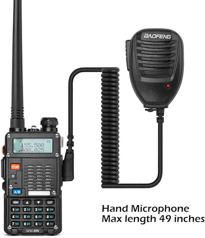 BaoFeng UV-5R 8-Watt (3rd Gen) Handheld Ham Radio with 2 Rechargeable Battery, Dual-Band 2-Way Radio Handheld Walkie Talkies Complete Set with Earpiece and Programming Cable (Pack 1)