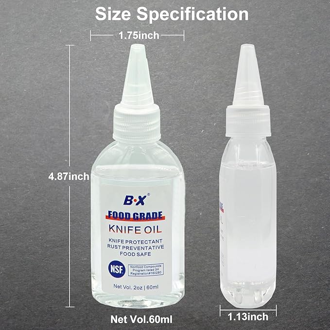 Camping Knife Oil for Honing, Maintaining, Clearning Camping Knives
