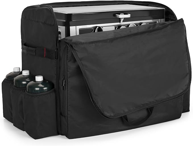 SAMDEW Camp Oven Carry Bag Compatible with Camp Chef Oven Stove Combo, Camping Oven Cover Compatible with Hike Crew Outdoor Gas Camping Oven, Portable Carrying Case for Camp Oven Accessories, Bag Only
