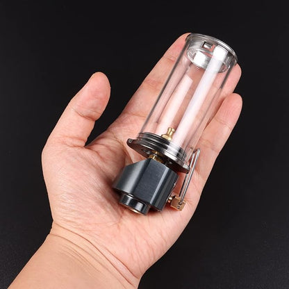 BRS Propane Lantern Gas Lamp Portable Outdoor Dreamlike Candle Lantern Camping Tent Lantern Glass Mantle Lantern BRS-55