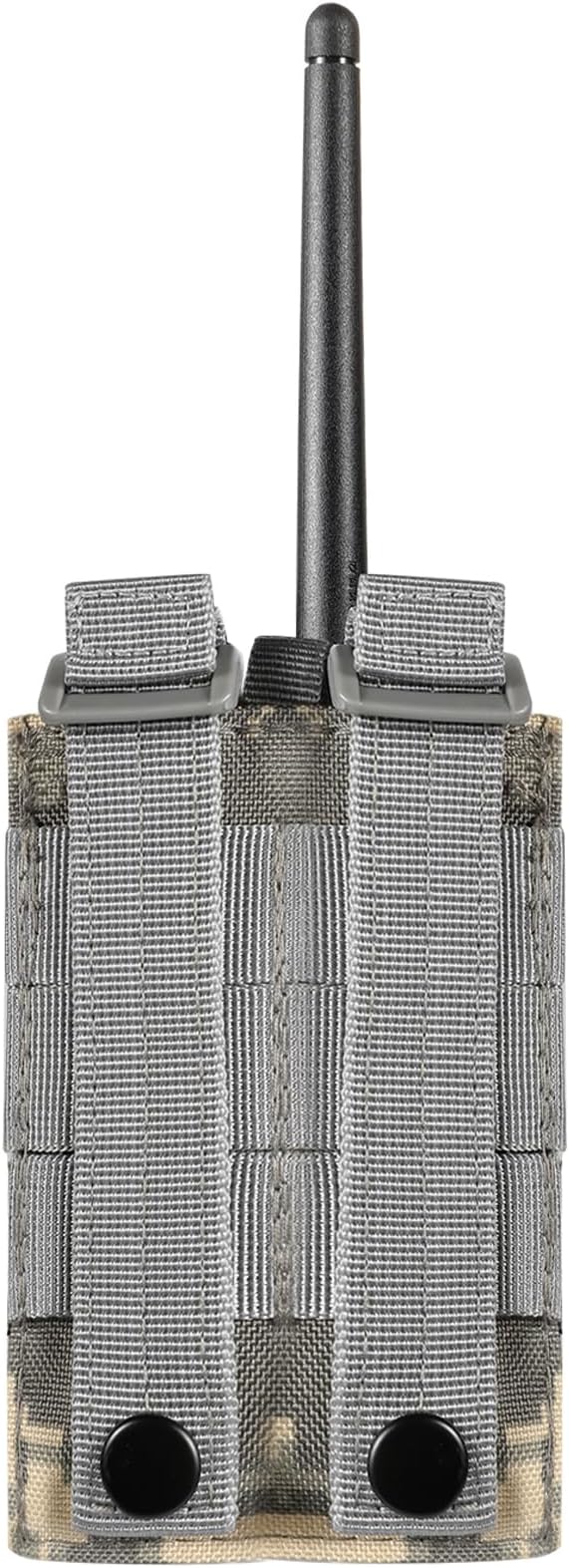 FRTKK Tactical Radio Holder Radio Holster Molle Radio Pouch Universal Radio Case Military Heavy Duty Radio Bag for Police Firefighter Two Ways Walkie Talkies Vest