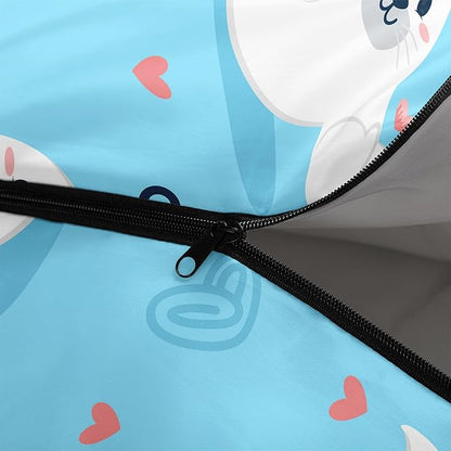 Kids Sleeping Bag for Boys Girls,Cute Puppy Print-Lightweight Warm Portable Outdoor Indoor-Waterproof Cold Weather Resistant Sleeping Bag for Camping Hiking