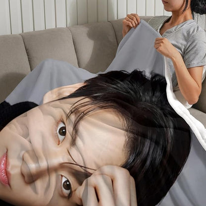 Blanket 40"X50" Soft and Comfortable Warm Fleece Throw Full Picture of Idol Group Blankets Yoga Blankets Beach Blanket Picnic Blankets for Dorm Room Decor Sofa Bed Camping Travel All Season