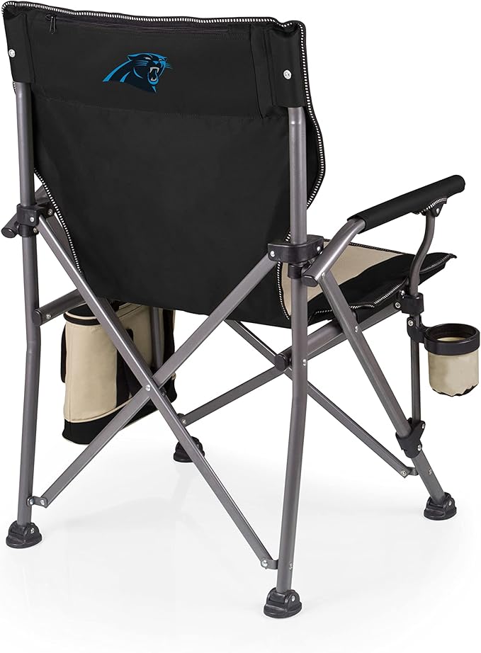 PICNIC TIME NFL Outlander Folding Camping Cooler, Heavy Duty Beach Chair