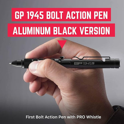 GPCA Adventurer EDC Gear Kit Deal, Includes GP Money Clip,GP 1945 Bolt Action Pen Pro,Red Key Tag, Steel Carabiner Keychain, and Night Rider Decal, Heavy-Duty Tools for Outdoors
