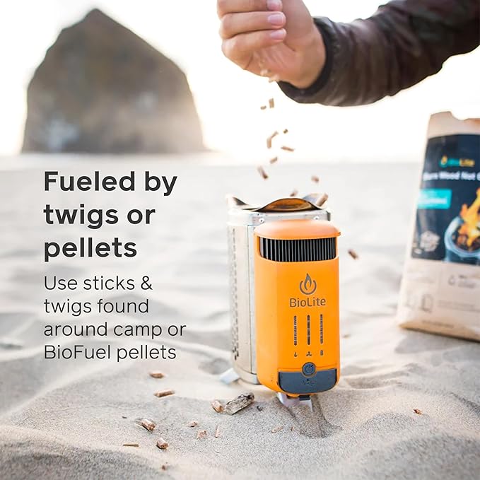 BioLite CampStove 2+ Wood Burning, Electricity Generating & USB Charging Camp Stove