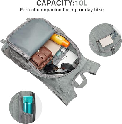 G4Free 10L/15L Hiking Backpack Lightweight Packable Hiking Daypack Small Travel Outdoor Foldable Shoulder Bag