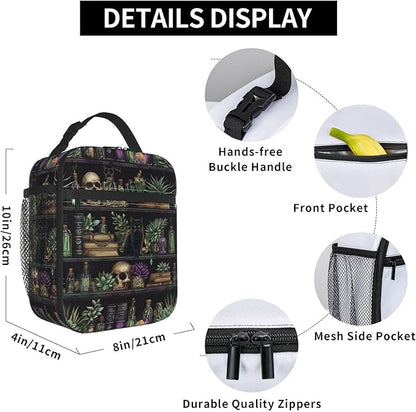 Cat Lunch Bag Insulated Reusable Lunch Box Thermal Cooler Tote For Men Women Work Travel Picnic Hiking