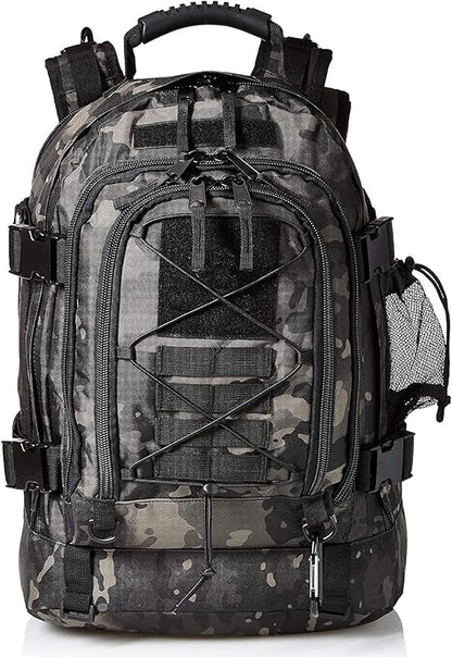Expandable 40-64L Military Tactical Backpack 3 Day Bag Hiking Gym Sport Camping