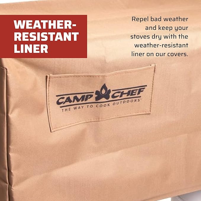 Camp Chef Patio Cover Cover for Two-Burner Cooking System - Patio Cover for Camp Stove - For Outdoor Cooking - Protect Your Cooking System from Inclement Weather