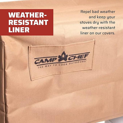 Camp Chef Patio Cover Cover for Two-Burner Cooking System - Patio Cover for Camp Stove - For Outdoor Cooking - Protect Your Cooking System from Inclement Weather