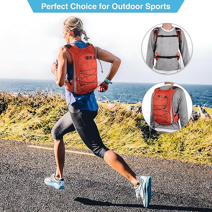 3L Hydration Backpack, Insulated Water Backpack, Hiking Backpack with Water Bladder, Lightweight Water Backpack for Hiking, Biking, Running, Climbing