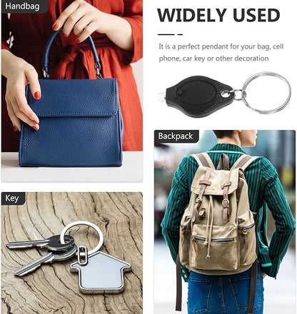 VILLCASE Led Keychain, Flashlight Key Ring Light Torch Blacklight Key Tiny Mini Small Blacklight Key Ring Light Lamp Led Flashlight Micro Torch Coin Bag Wallet
