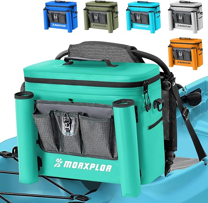Kayak Cooler,Waterproof Kayak Seat Back Cooler for Kayaking,Kayak Accessories Cooler Bag,Protable Ice Chest,Beach Cooler,Travel Cooler for Camping or Lunch Bag
