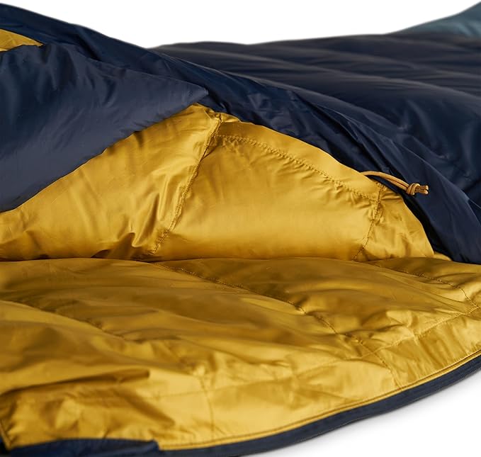 Kelty Supernova Down Sleeping Bag, Compact + Lightweight, Roomy Shape for All Body Types and Sleep Positions, Recycled Shell Fabrics