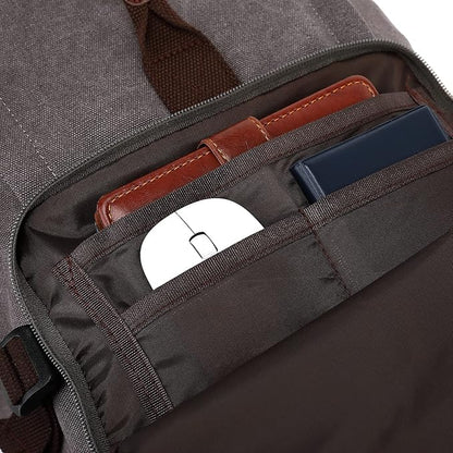 Gym Duffle Bag Backpack 4-Way Vintage canvas with Shoes Compartment for travel Sport Hiking laptop (Vintage grey) “X-Large