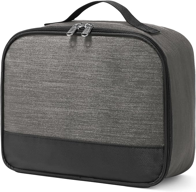 Lunch Box for Men - Reusable Lunch Bag Men Adult Women- Insulated LunchBox for Office Hiking Camping (Gray)