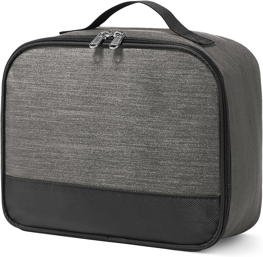 Lunch Box for Men - Reusable Lunch Bag Men Adult Women- Insulated LunchBox for Office Hiking Camping (Gray)