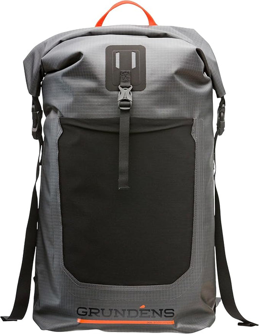 Grundéns Bootlegger Roll Top Backpack | Waterproof, 30L, Anchor