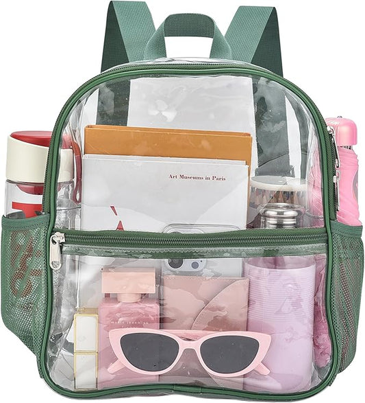 Oraben Clear Backpack for Stadium Events Stadium Backpack Waterproof 12x6x12 Clear Bag for for Concert Sport Work