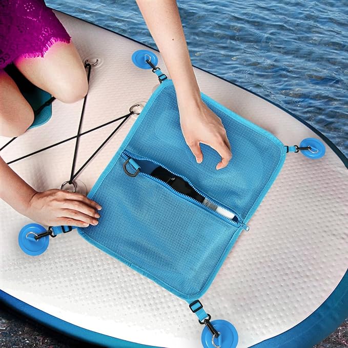 Paddle Board Deck Bag, Sup Accessories Mesh Storage Deck Bag