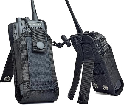 HYS Radio Holster MOLLE Pouch, Universal Walkie Talkie Holster Holder for Police Molle Vest, Walkie Talkies Nylon Holster