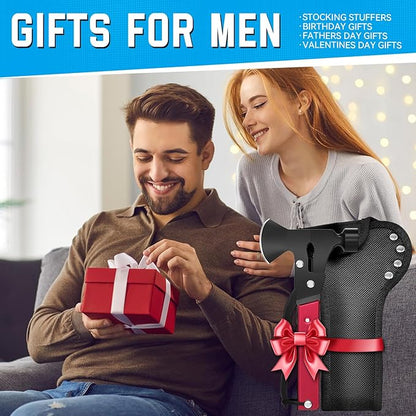 15 in 1 Multitool Axe Hatchet, Camping Accessories Survival Gear, Cool Gadgets Christmas Gifts for Men, Dad, Husband, Multi Tool Gifts for Camping Hiking Survival