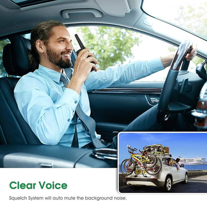 M880 Walkie Talkies for Adults (Green 2 Pack)