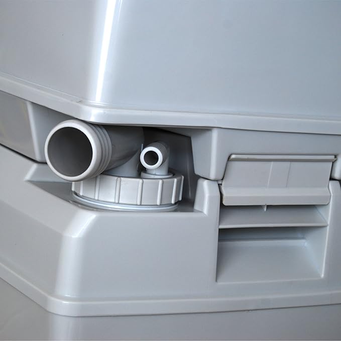 Dock Edge + Visa Marine Potty 18 Litre Toilet Grey (DEF319)