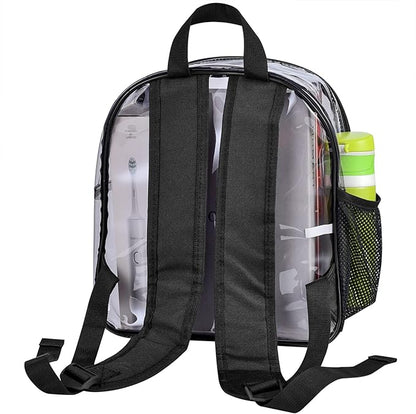 USPECLARE Clear Backpack for Stadium Approved 12×6×12, Water proof Clear Bag for Stadium Events and Concert Work Sport Event