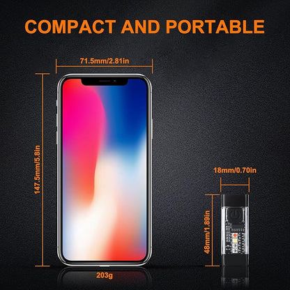 Mini EDC Flashlight - 700 Lumens, USB C Rechargeable Keychain Flashlights IP65, Magnetic with UV Red Blue Light- Ideal for Everyday Carry, Camping, Hiking, Emergency