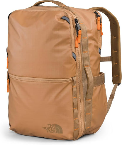THE NORTH FACE Base Camp Voyager Travel Pack, Almond Butter/Utility Brown/Mandarin, One Size