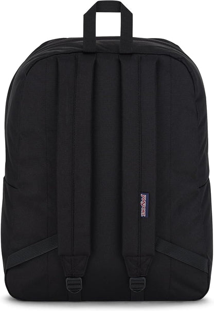 JanSport SuperBreak One Backpacks - Durable, Lightweight Bookbag with 1 Main Compartment, Front Utility Pocket with Built-in Organizer - Premium Backpack, Black