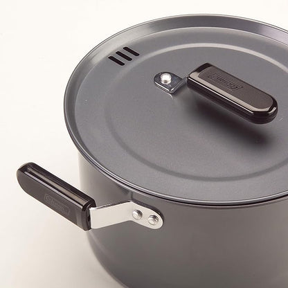 Coleman 6-Piece Steel Family Camping Cookware Set, Includes Frying Pan, Sauce Pan, & Stock Pot, Great for Camping, Tailgating, RVs, & Outdoor Cooking