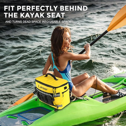 Kayak Cooler Behind Seat - Waterproof Cooler Bag Compatible with Lawn-Chair Seat Kayak，Kayak Accessories Camping Cooler, Portable Ice Chest for Fishing, Beach,Picnic, Trips