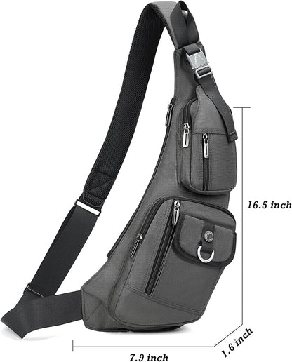NICGID Sling Bag Chest Shoulder Backpack Crossbody Bags Casual Daypack for Men Women