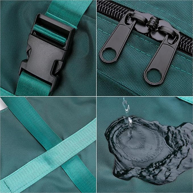 Extra Large Storage Bags Duffle Bags Tote for Moving, Storage, Camping and Travel (Green, 75L)