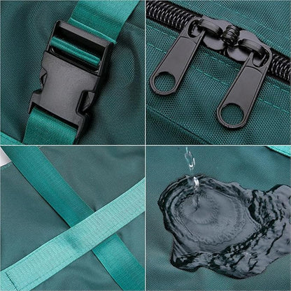 Extra Large Storage Bags Duffle Bags Tote for Moving, Storage, Camping and Travel (Green, 75L)