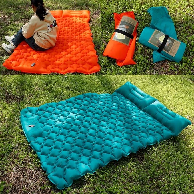 Sleeping Pad Ultralight Inflatable Sleeping Pad for Camping，Built-in Pump, Ultimate for Camping, Hiking,Lightweight Inflatable Sleeping pad
