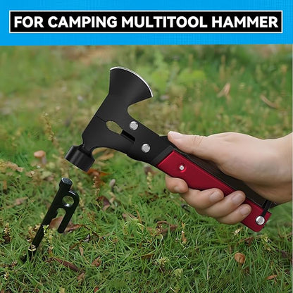 15 in 1 Multitool Axe Hatchet, Camping Accessories Survival Gear, Cool Gadgets Christmas Gifts for Men, Dad, Husband, Multi Tool Gifts for Camping Hiking Survival