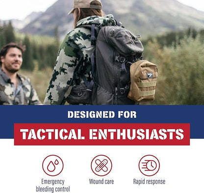 Adventure Medical Molle Bag Trauma Kit 2.0 (Khaki Bag)