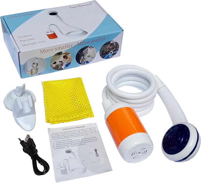 Iron Hammer Portable Shower Camp Shower Rechargeable Shower Camping Shower pet Shower
