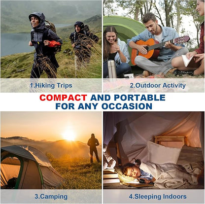 Sleeping Pad for Camping with Built in Pillow Self-Inflating Sleeping Mats with Built-in Foot Pump Ultralight Travel Air Mattress for Camping Backpacking Tent Hiking Blue 1Pcs
