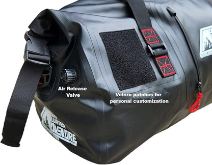Waterproof Duffel Bag, Marine Grade (80 Liter/21.1 Gallon, Appalachian Series, Black)