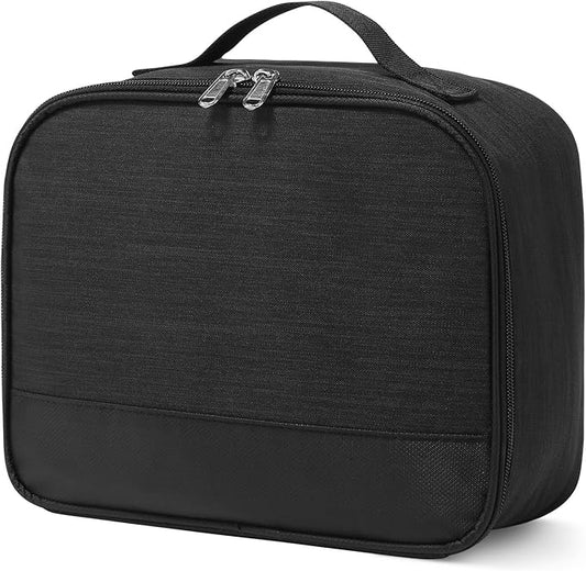 Lunch Box for Men - Reusable Lunch Bag Men Adult Women- Insulated LunchBox for Office Hiking Camping (Black)