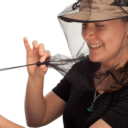 Sea to Summit Permethrin-Treated Mosquito Head Net Mesh Face Cover for Insects and Bugs